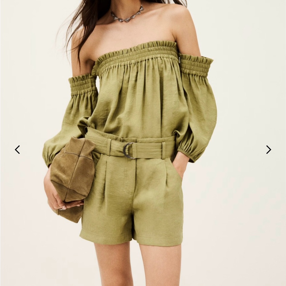 ba&sh DALILA Elasticated bustier top